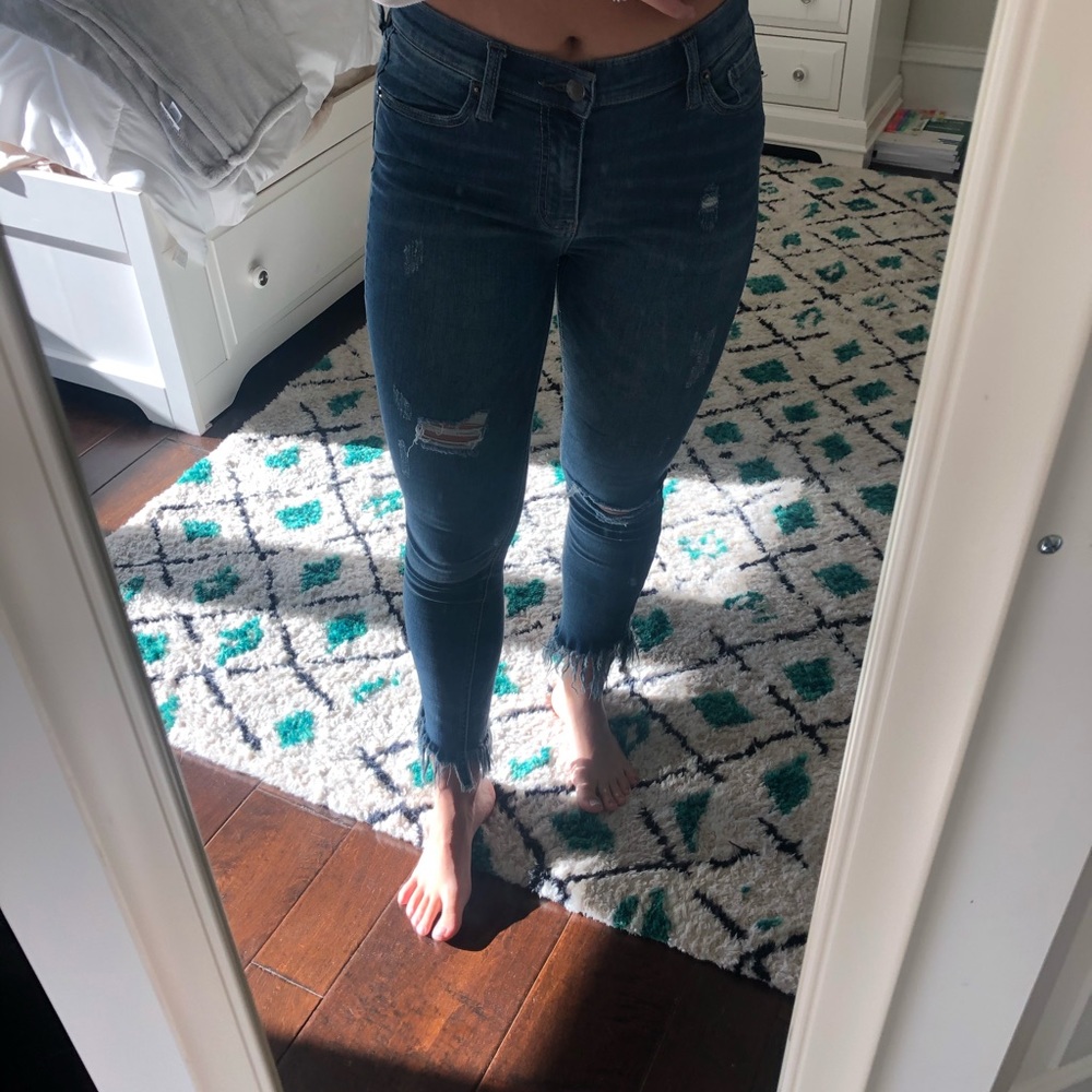 Free people jeans worn minimally